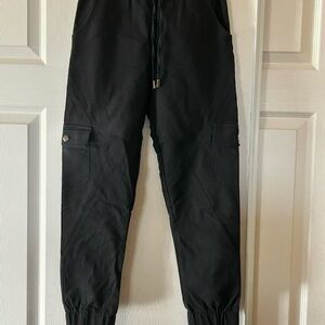 Women's Black Casual Joggers